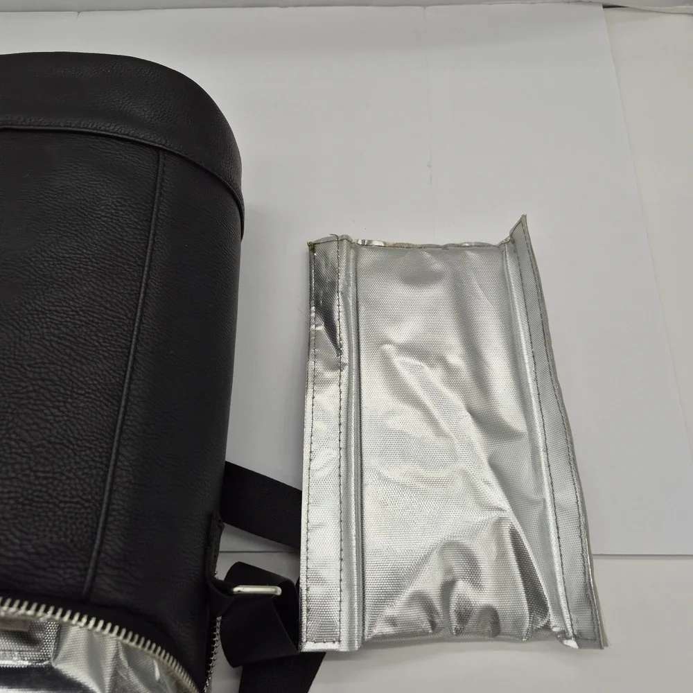 Igloo 2 Bottle Insulated Wine Cooler Bag Black Adjustable Shoulder Strap Handle